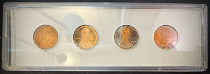 2009-S Lincoln Bicentennial Cent GEM PROOF 4 Coin Set GORGEOUS Naturally Toned1