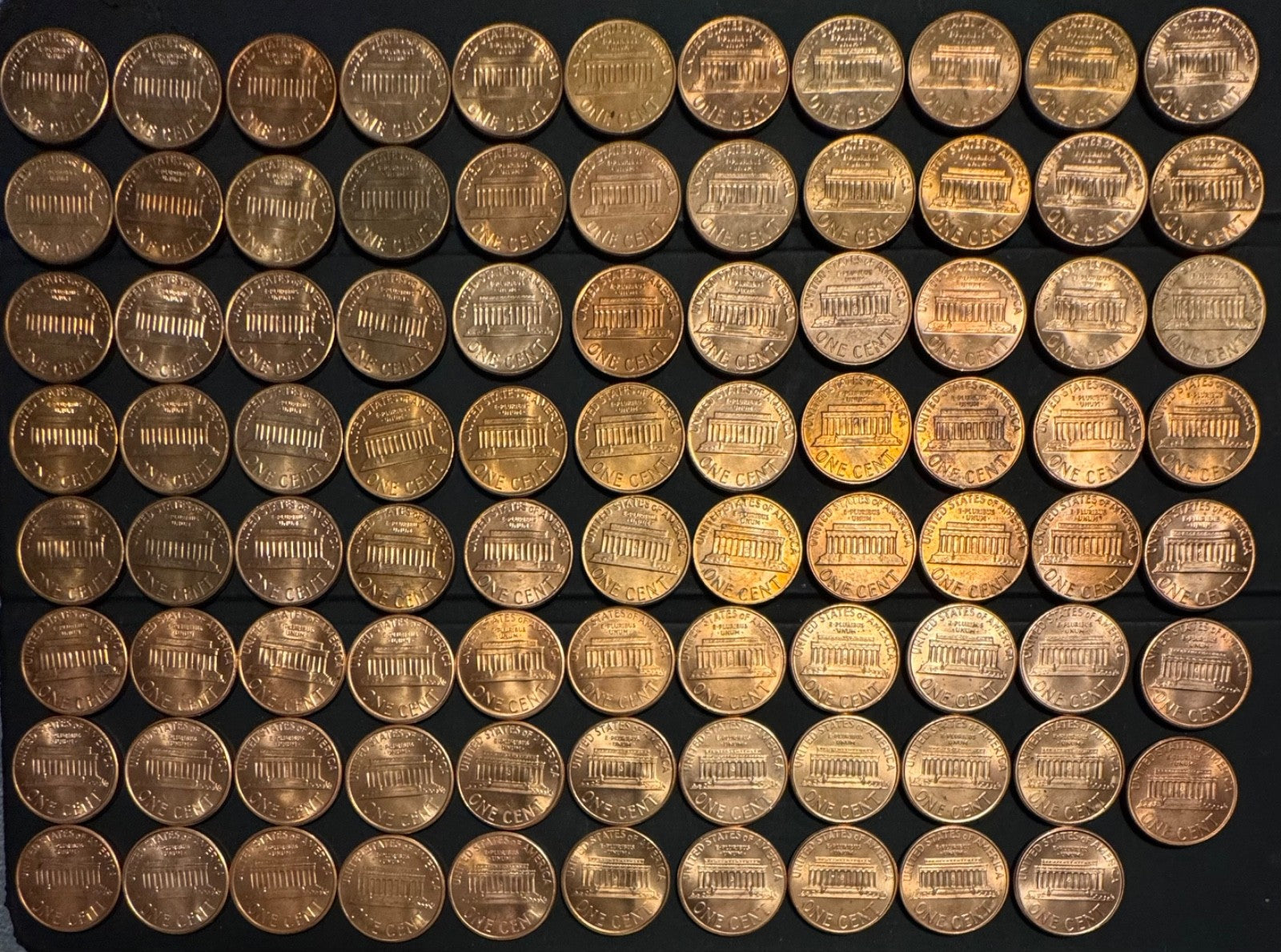 1959-2025 P D 1968-74 S Lincoln Cent Penny Uncirculated BU COMPLETE Set1