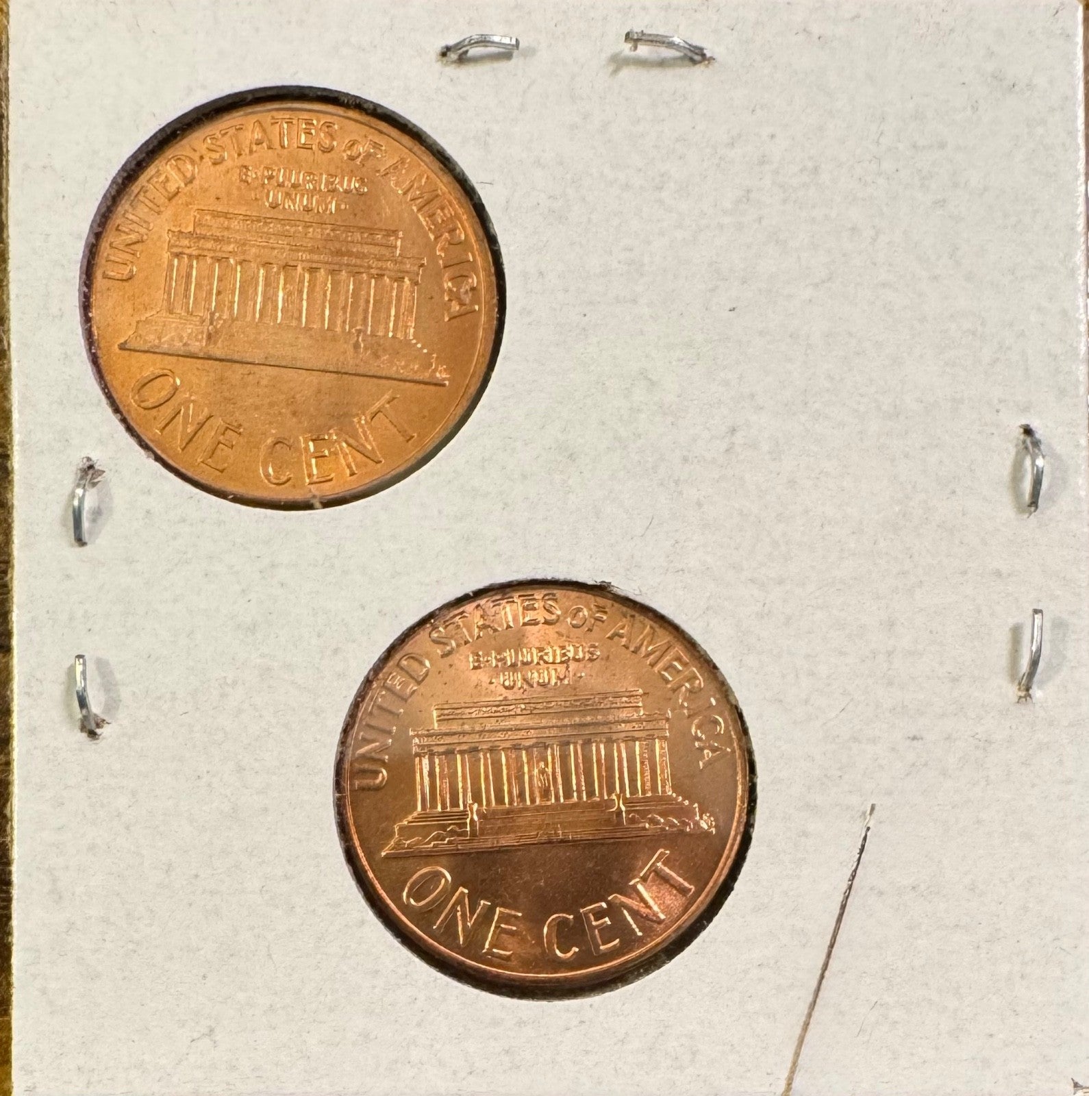 1960 P & D Lincoln Memorial Cent Small & Large Date BU 4 Coin Set Original Rolls5