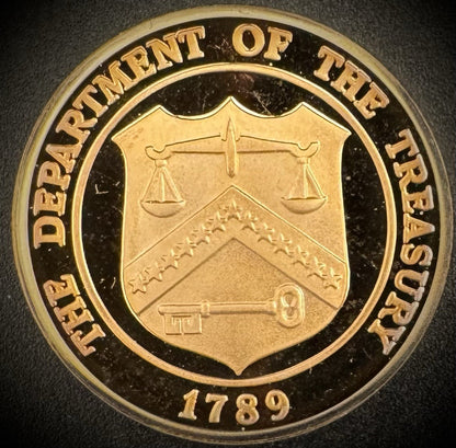 1789 US Department of the Treasury Coin Token Medal From US Mint Proof Set0