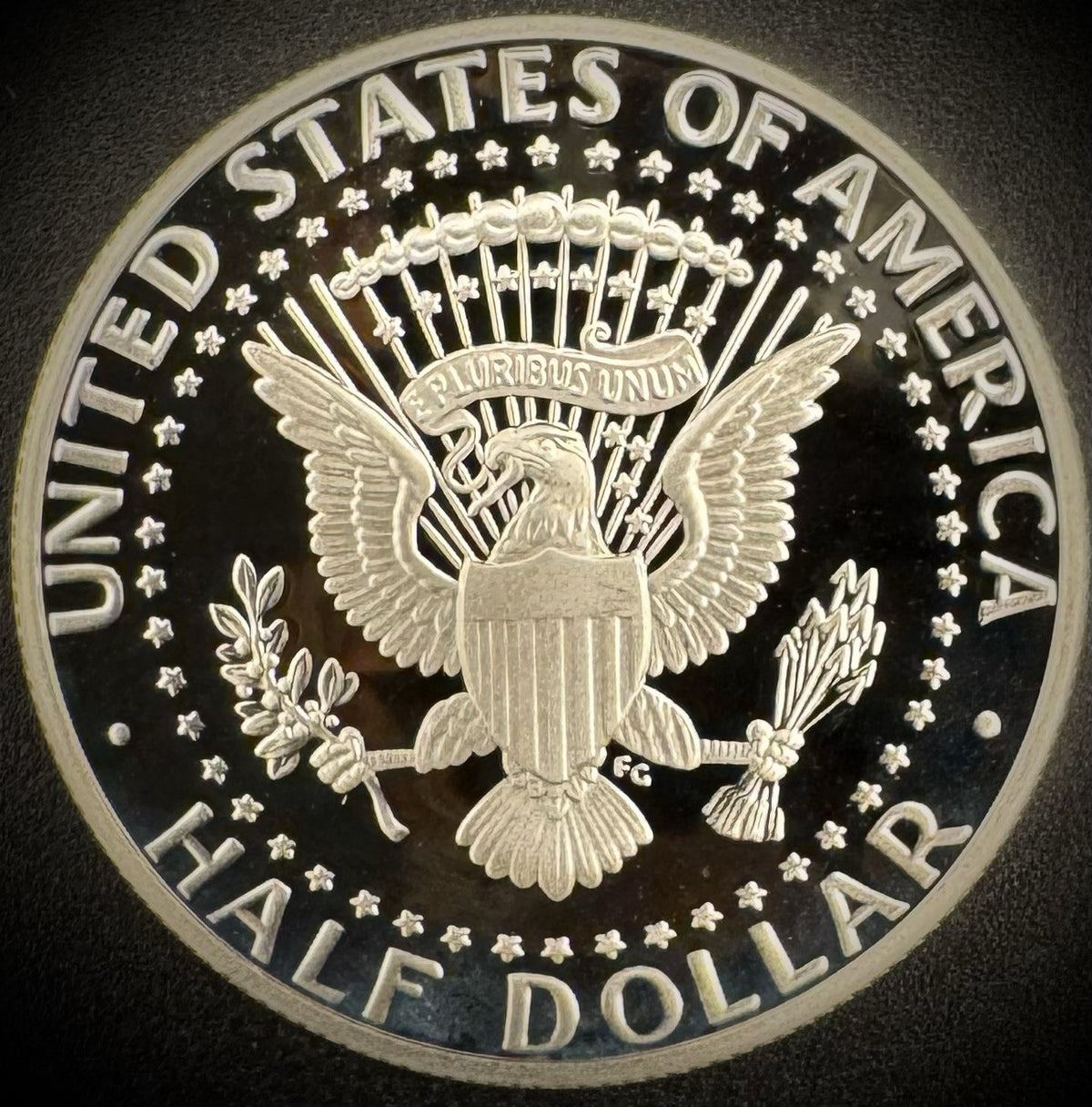 1996-S GEM PROOF Kennedy Half Dollar 90% SILVER 50C DEEP ULTRA CAMEO1