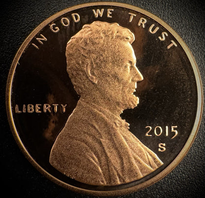 2015-S Lincoln Shield Cent GEM PROOF Coin0