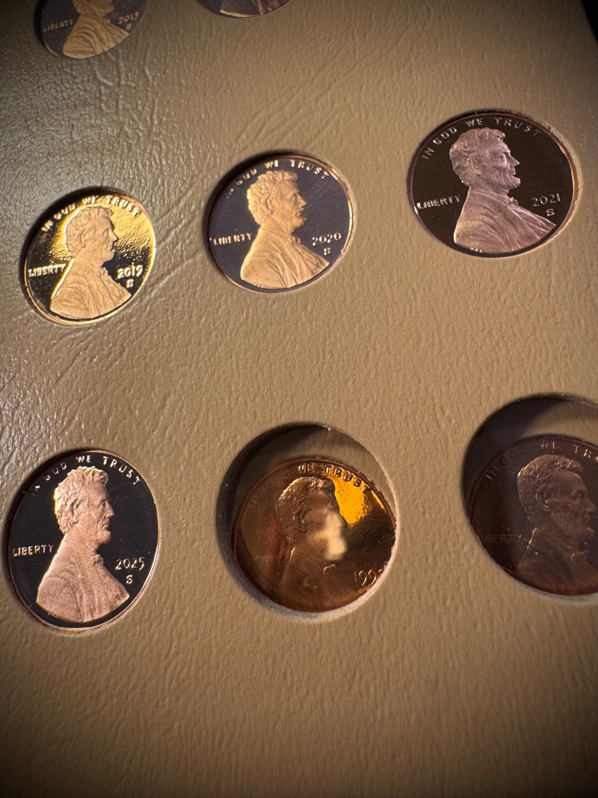 1959-2025 S Lincoln GEM PROOF Cents DEEP CAMEO COMPLETE 72 Coins NEW DANSCO Pgs17