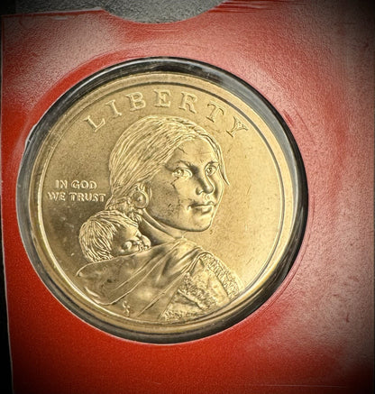 2009 P D Satin Finish Sacagawea Dollar 2 Coin Lot From US Mint Uncirculated Set4
