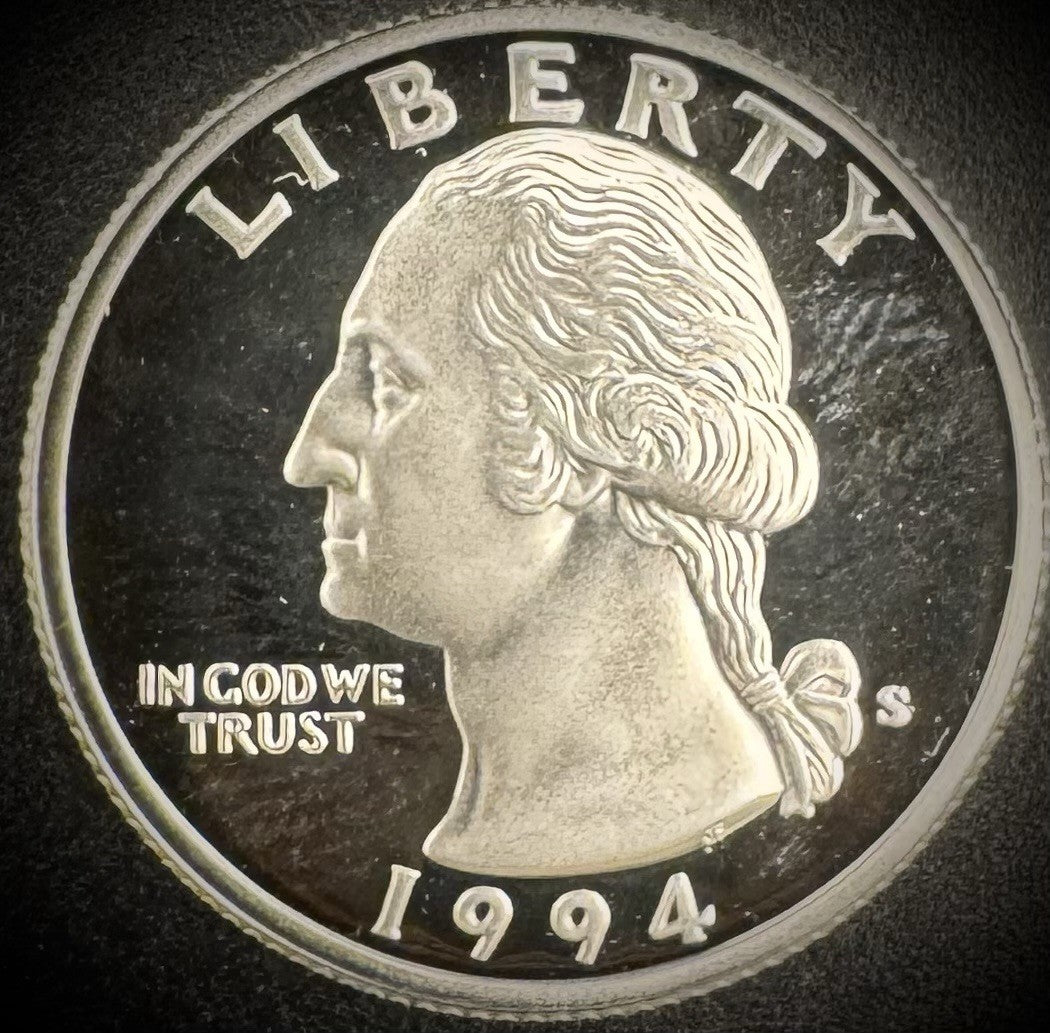 1992-S GEM PROOF Washington Quarter 25C SILVER DEEP ULTRA CAMEO Coin0