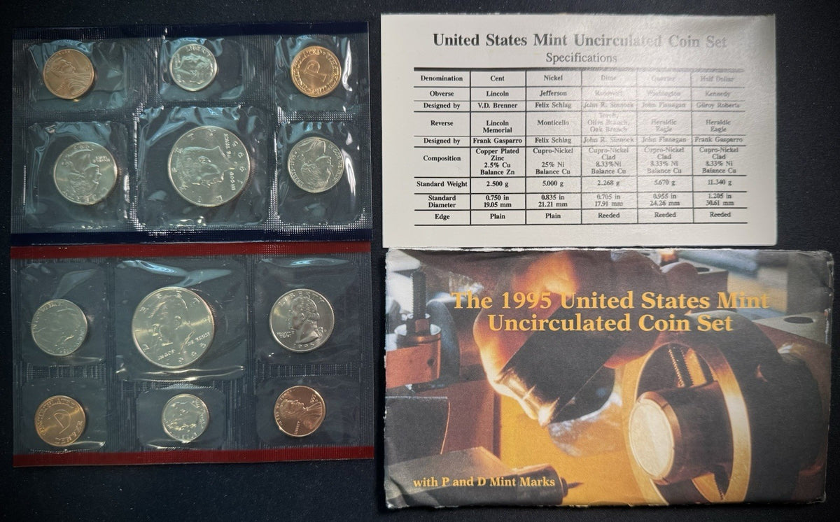 2002 P D Uncirculated Coin Set US Mint Original Government Packaging OGP & COA0