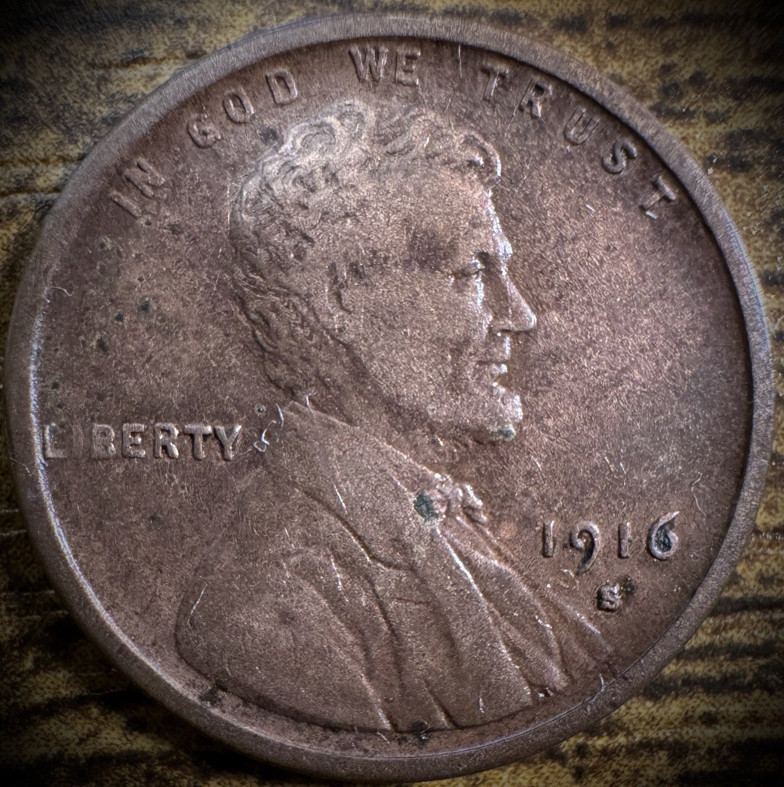 1916-S Lincoln Wheat Cent VF BETTER DATE0