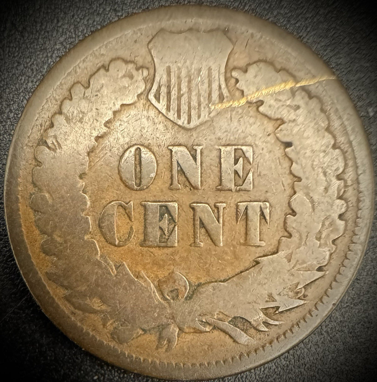 1874 Indian Head Cent Penny SEMI-KEY Date Coin1