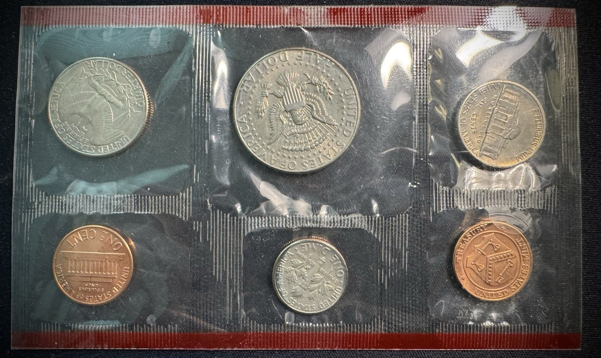 1987 P D Uncirculated Coin Set US Mint Original Government Packaging OGP & COA4