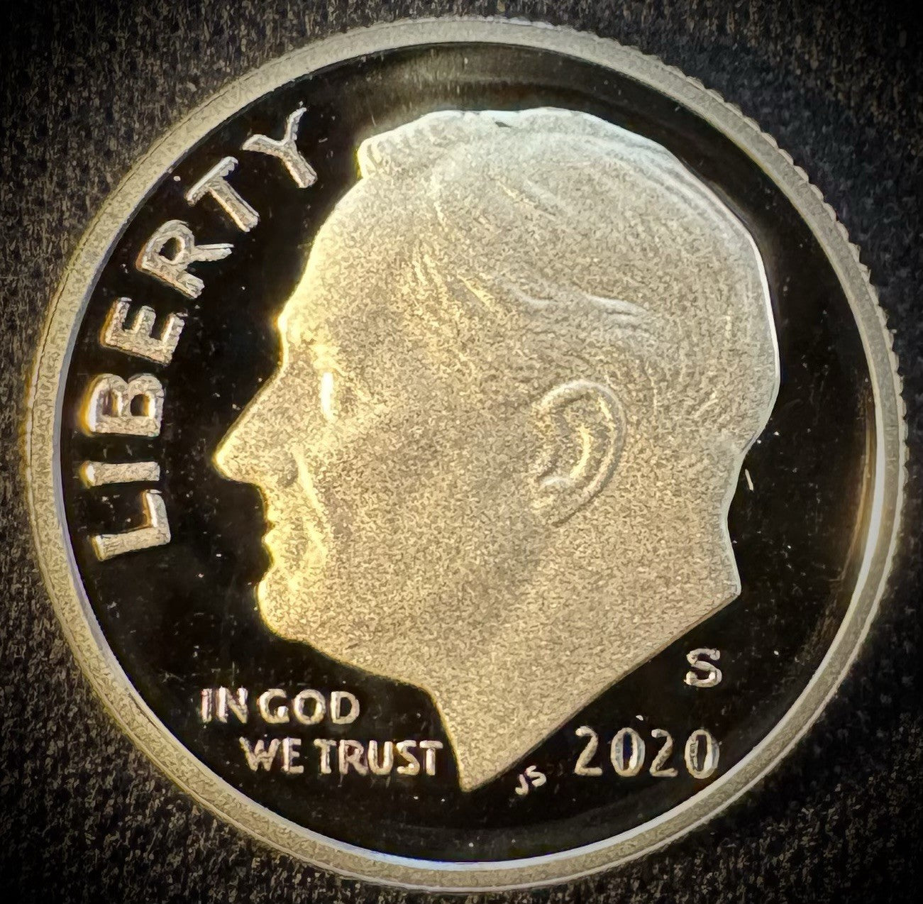 2020-S 99.9% SILVER And Clad PROOF Roosevelt Dime 10C .999 Fine Lot Of 2 Coins4