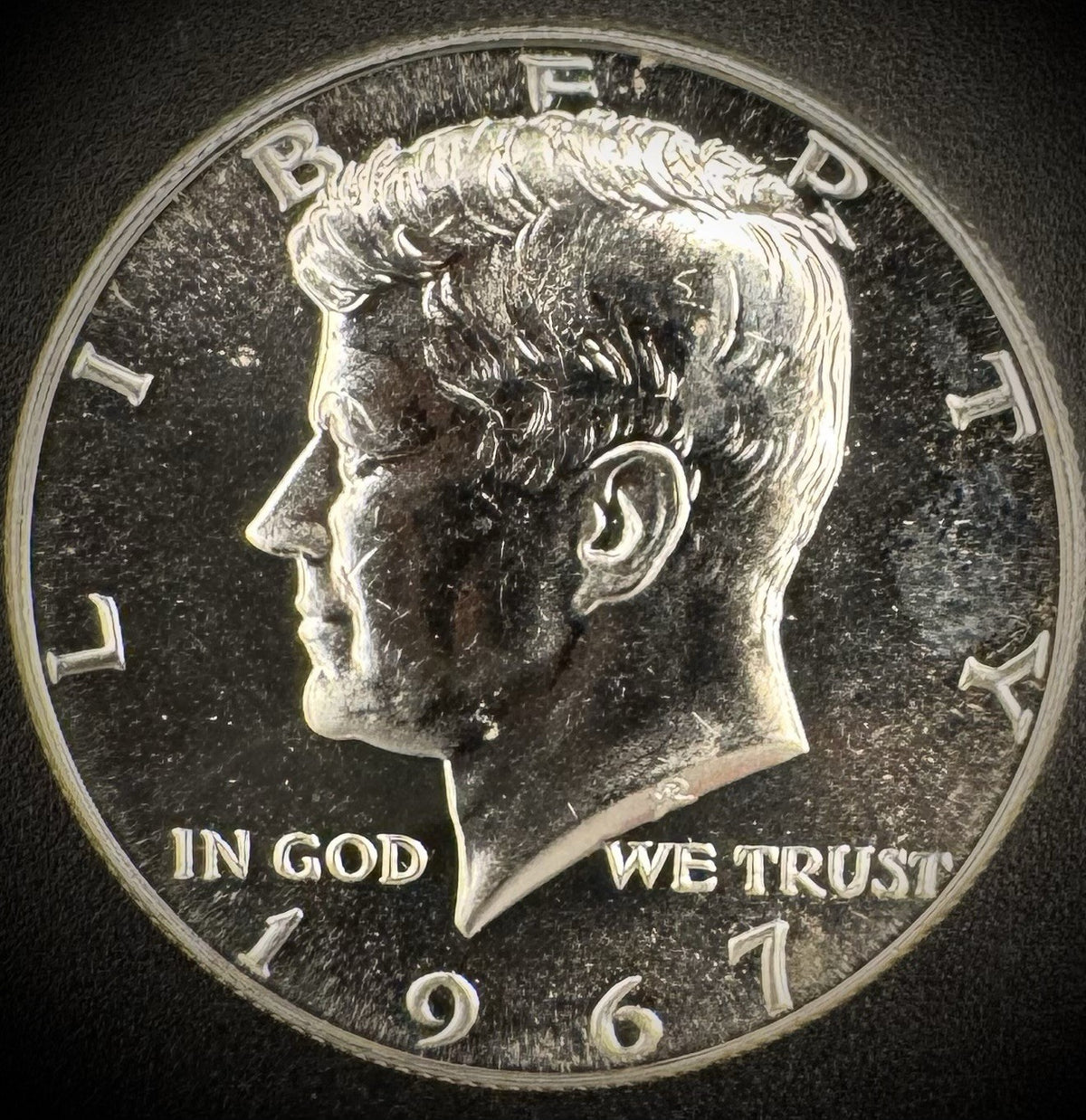 1967 SMS Kennedy Half Dollar 50C 40% SILVER Coin From US Mint Special Mint Set0