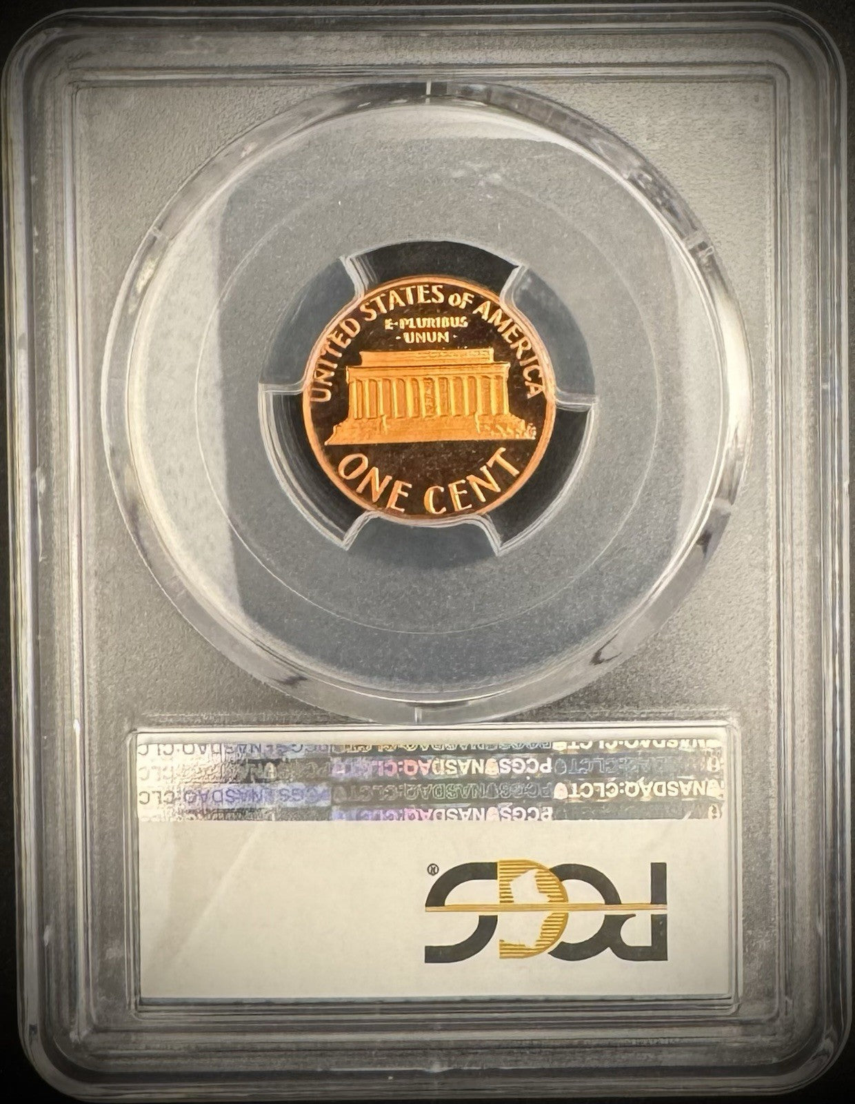 1990-S Lincoln Memorial Cent Penny PCGS PR69RD DCAM PROOF Coin DEEP CAMEO1