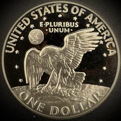 1977-S Eisenhower Dollar Clad PROOF DEEP ULTRA CAMEO Coin1