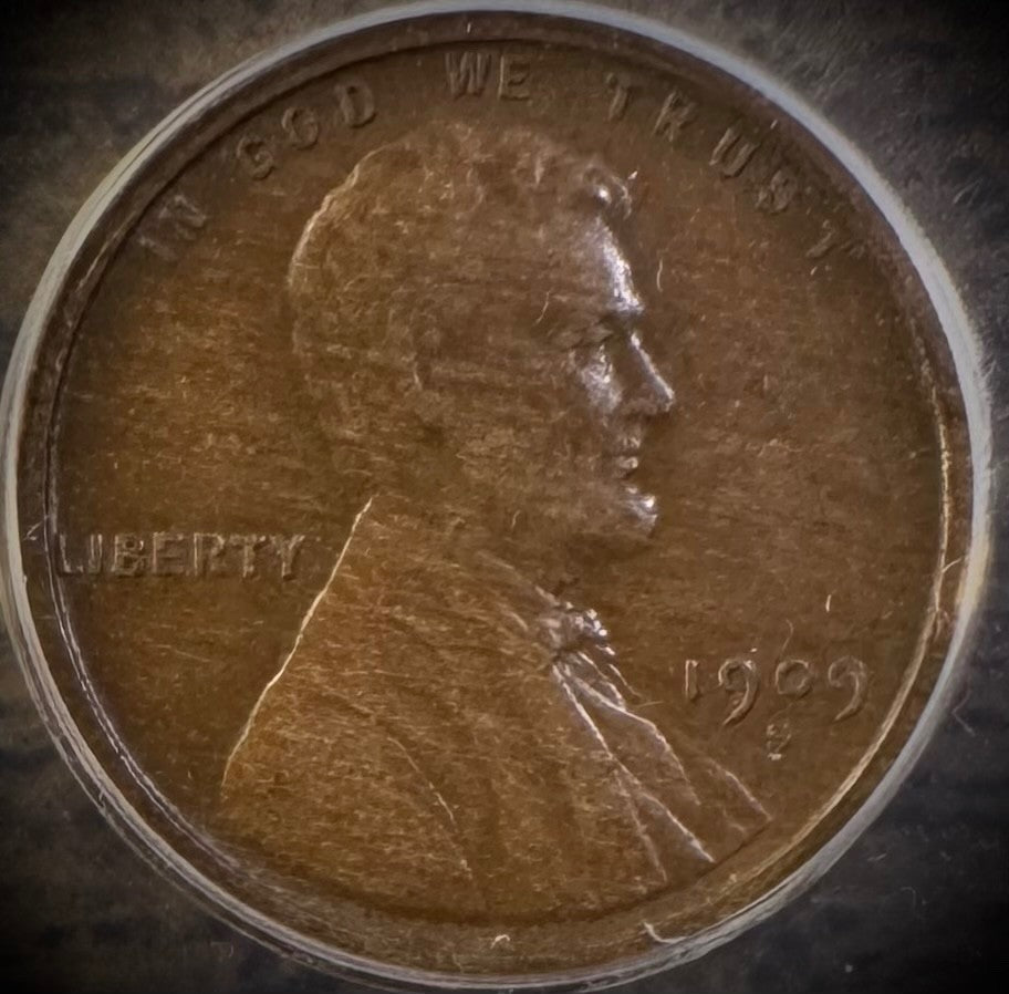 1909-S VDB Lincoln Wheat Cent KEY DATE OF SERIES ANACS EF XF 452
