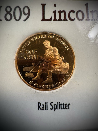 2009-S Lincoln Bicentennial Cent GEM PROOF 4 Coin Set GORGEOUS Naturally Toned4