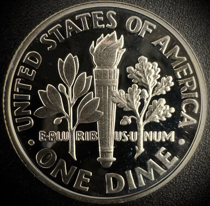 2002-S GEM PROOF Roosevelt Dime 10C SILVER DEEP ULTRA CAMEO Coin1