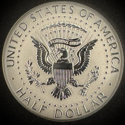 2018-S GEM REVERSE PROOF Kennedy 90% SILVER Half Dollar 50C DEEP ULTRA CAMEO1