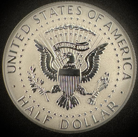 2018-S GEM REVERSE PROOF Kennedy 90% SILVER Half Dollar 50C DEEP ULTRA CAMEO1