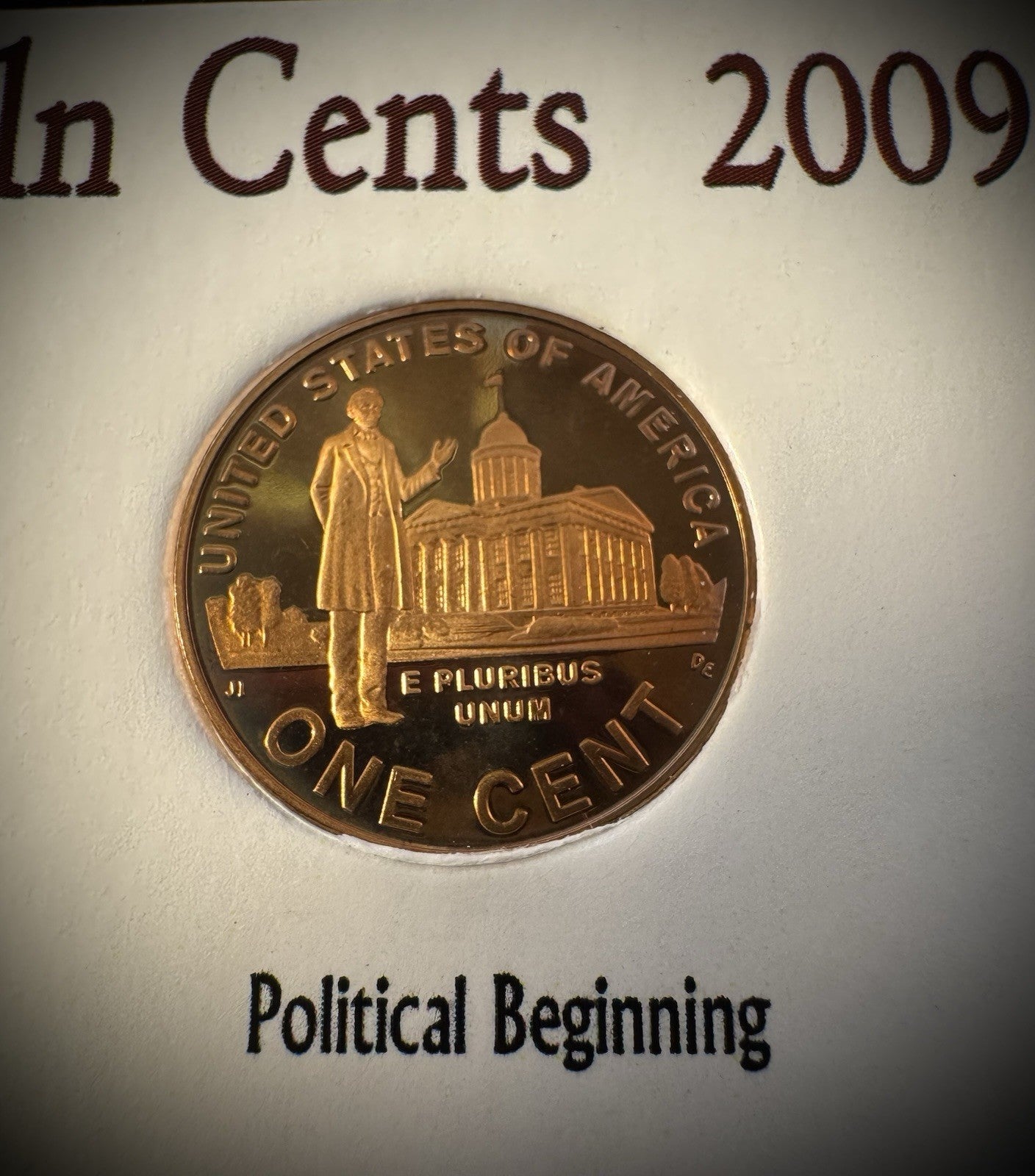 2009-S Lincoln Bicentennial Cent GEM PROOF 4 Coin Set GORGEOUS Naturally Toned8