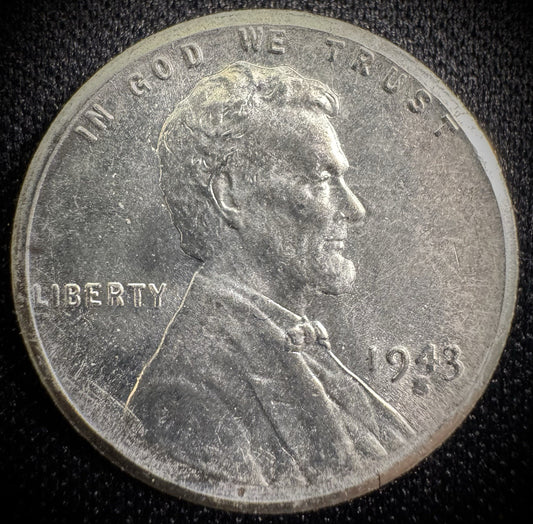 1943-S Lincoln Wheat Penny Cent Choice BU Brilliant Uncirculated #60
