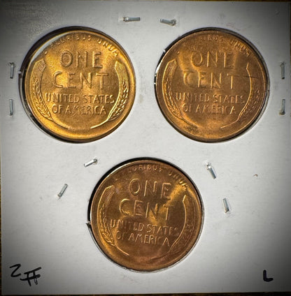 1946-S Lincoln Wheat Cent RED Brilliant Uncirculated Lot Of 9 Coins6