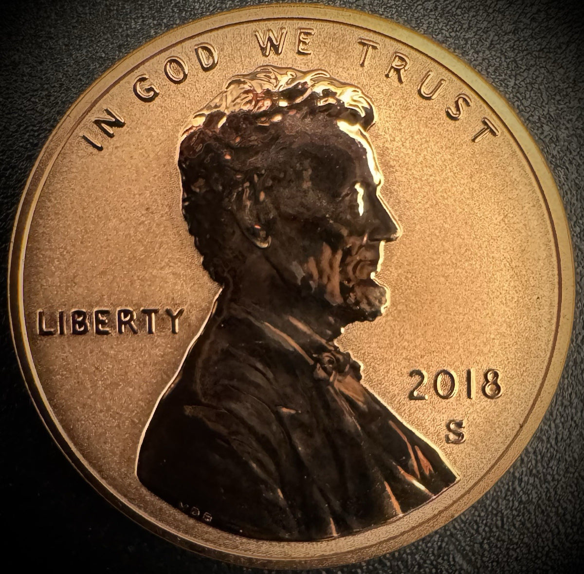 2018-S Lincoln Shield Cent Penny GEM REVERSE PROOF DEEP ULTRA CAMEO Coin0