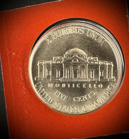2007 P D Satin Finish Jefferson Nickel 2 Coin Lot From US Mint Uncirculated Set5
