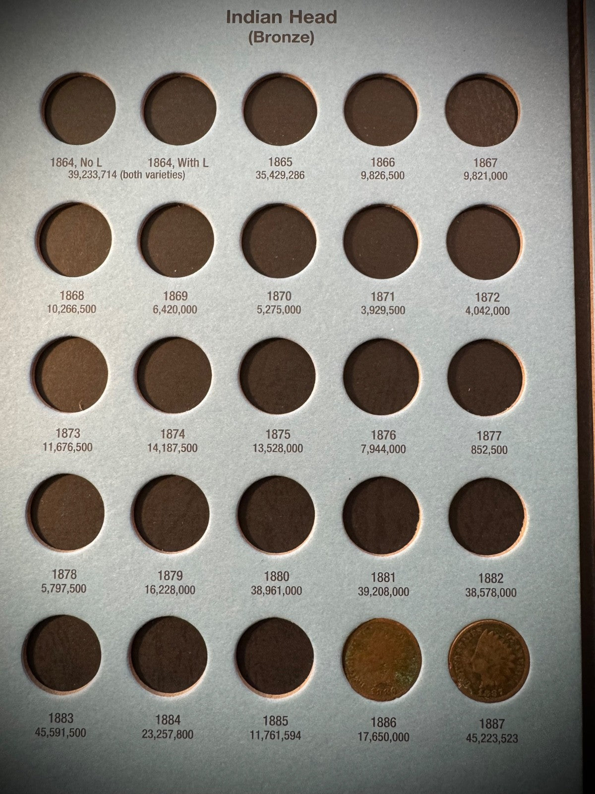 1857-1909 Flying Eagle Indian Head Cent Collection 29 Coins Starter Set Whitman2