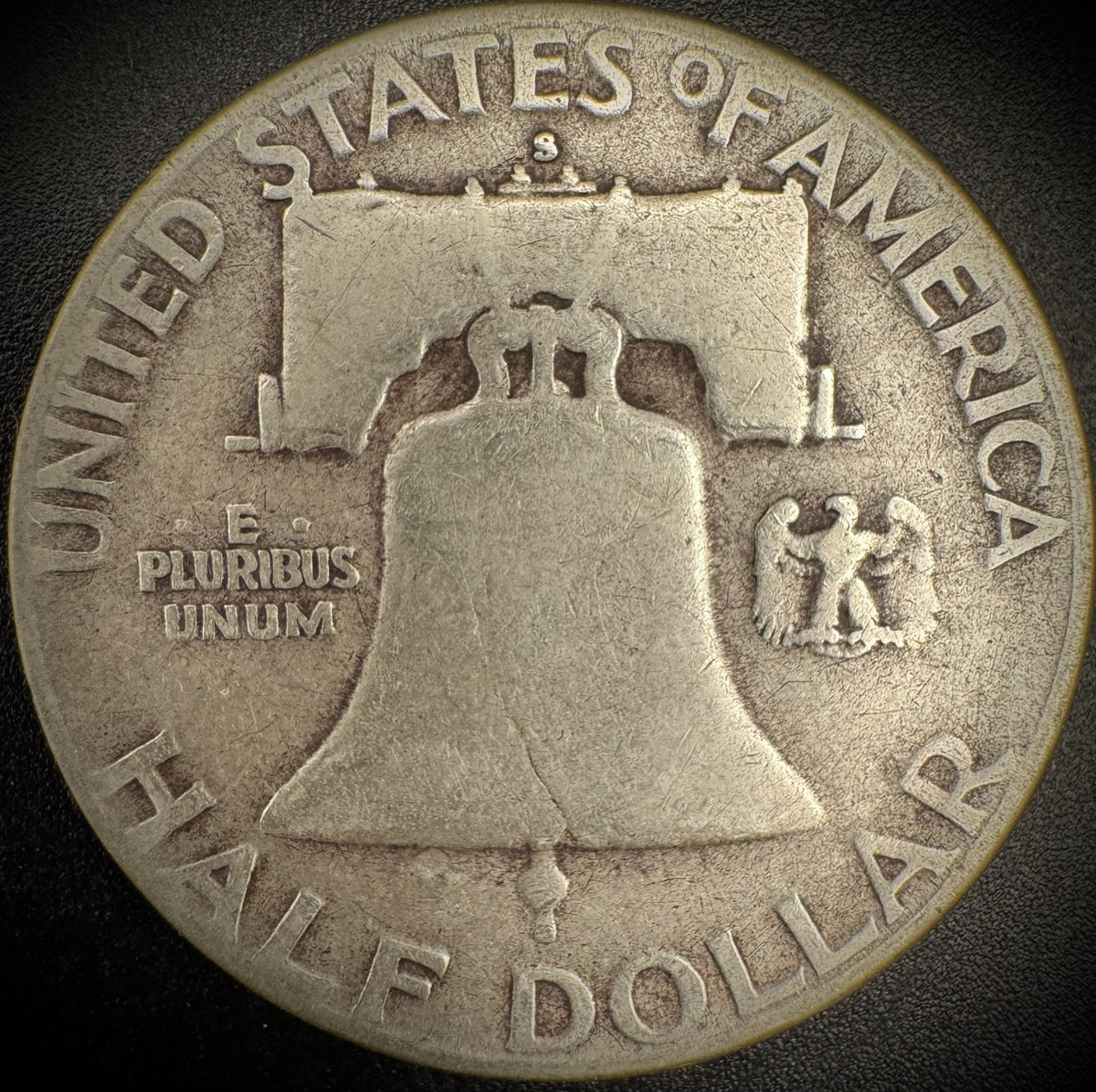 1951-S Franklin Half Dollar 90% Fine Silver Coin1