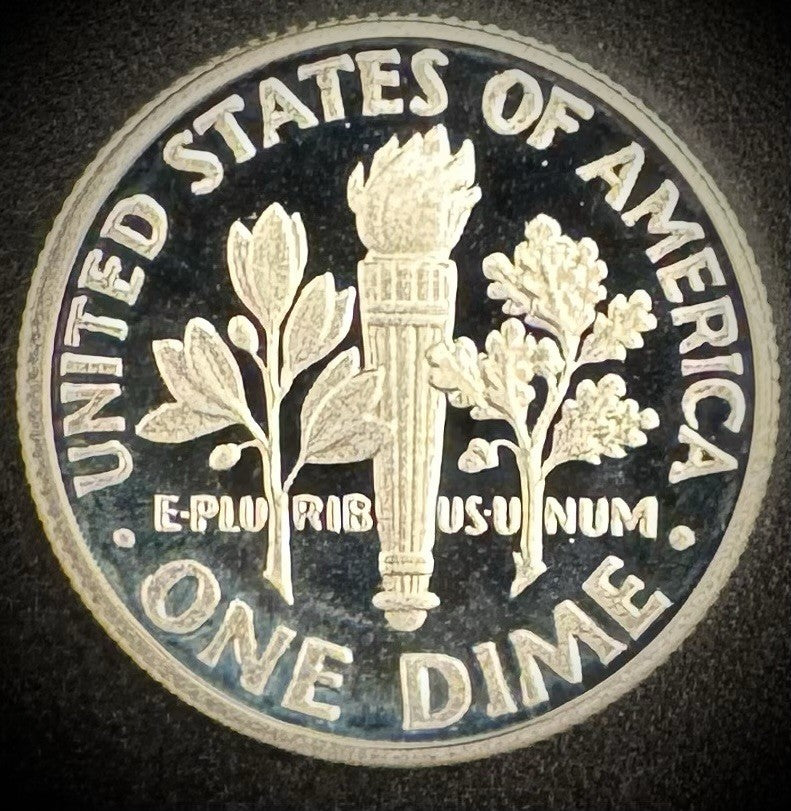 2011-S 90% SILVER GEM PROOF Roosevelt Dime 10C .900 Fine DEEP ULTRA CAMEO5