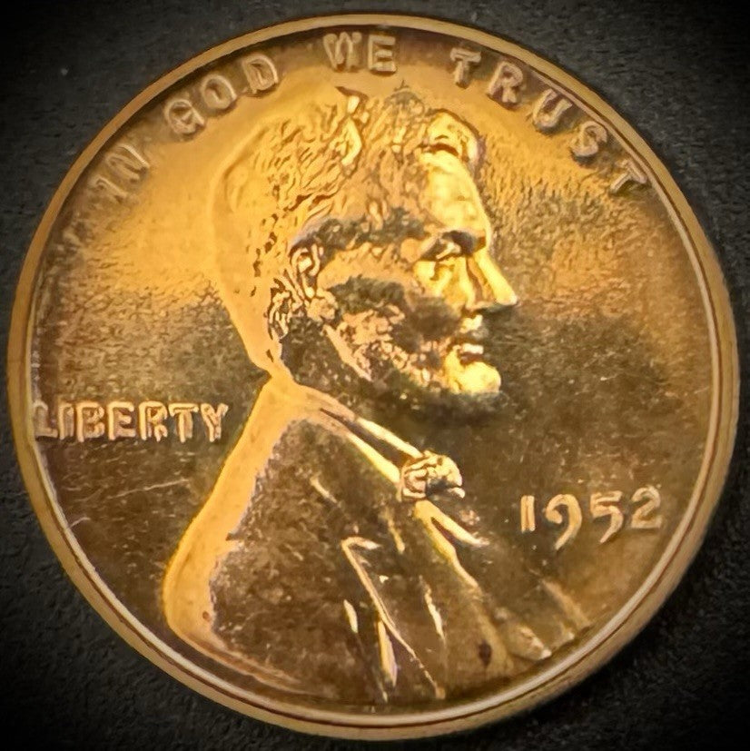 1952 Lincoln Wheat Cent RED PROOF LUSTROUS #30