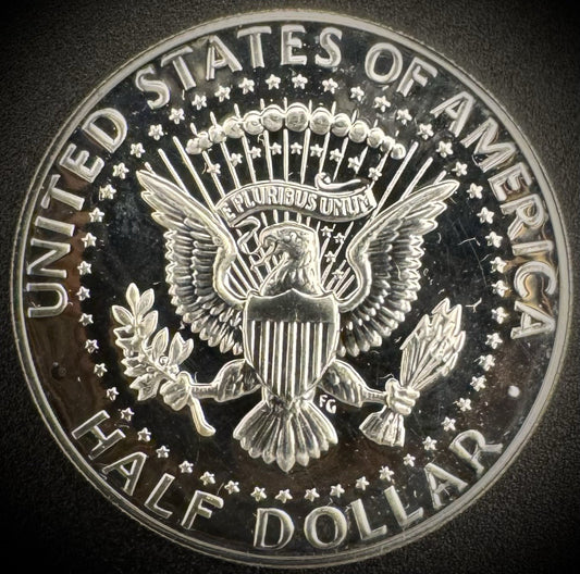 1969-S Kennedy 40% SILVER Half Dollar GEM PROOF 50C DEEP ULTRA CAMEO1