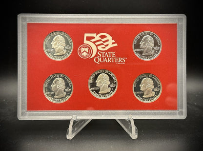 1999-S 90% SILVER America the Beautiful PROOF Quarter Set w 1999 US MINT Box COA2