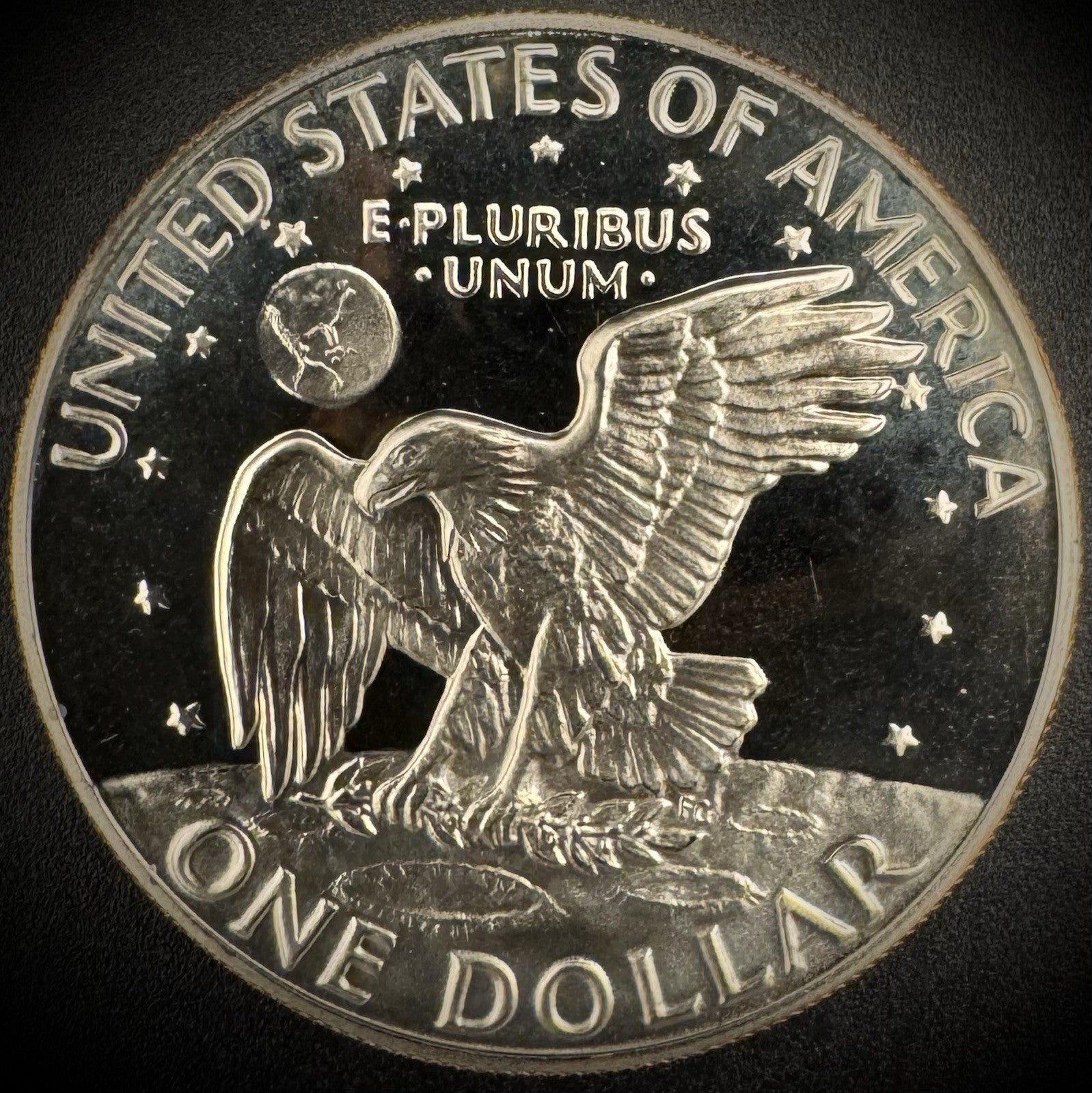 1974-S Eisenhower Dollar Clad PROOF DEEP ULTRA CAMEO Coin1