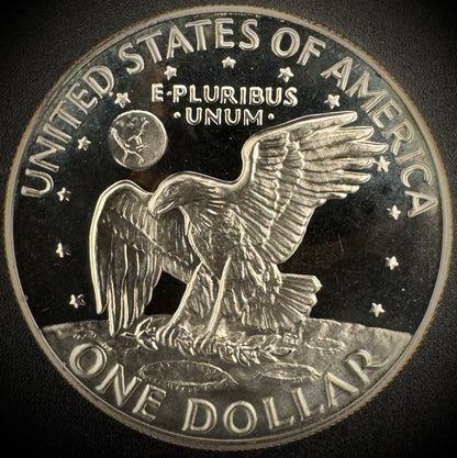1974-S Eisenhower Dollar Clad PROOF DEEP ULTRA CAMEO Coin1