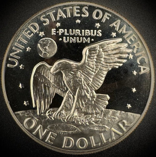 1974-S Eisenhower Dollar Clad PROOF DEEP ULTRA CAMEO Coin1