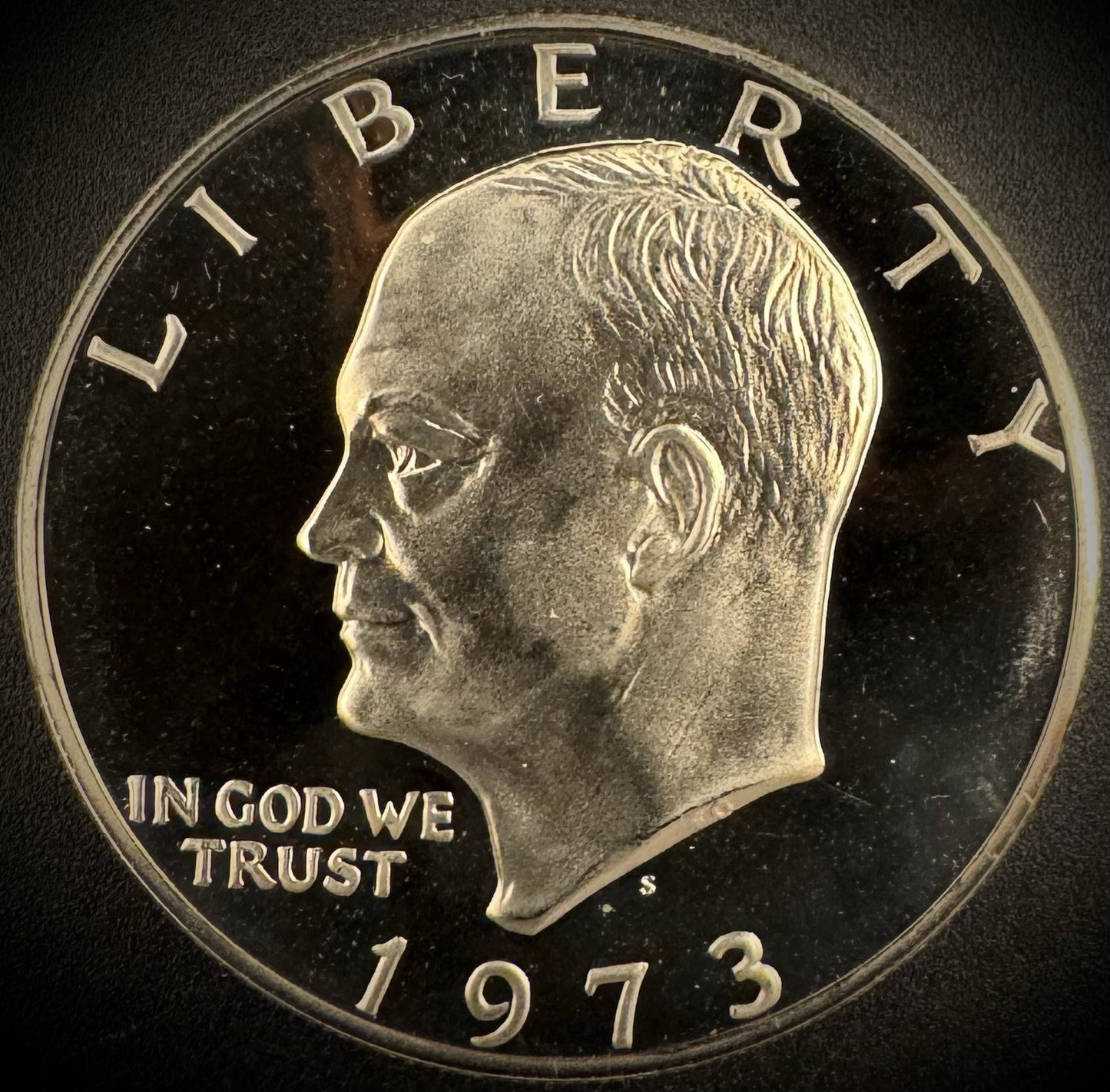 1973-S Eisenhower Dollar Clad PROOF DEEP ULTRA CAMEO Coin0
