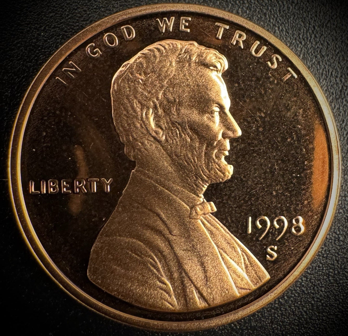 1998-S Lincoln Memorial Cent PROOF Coin Penny0