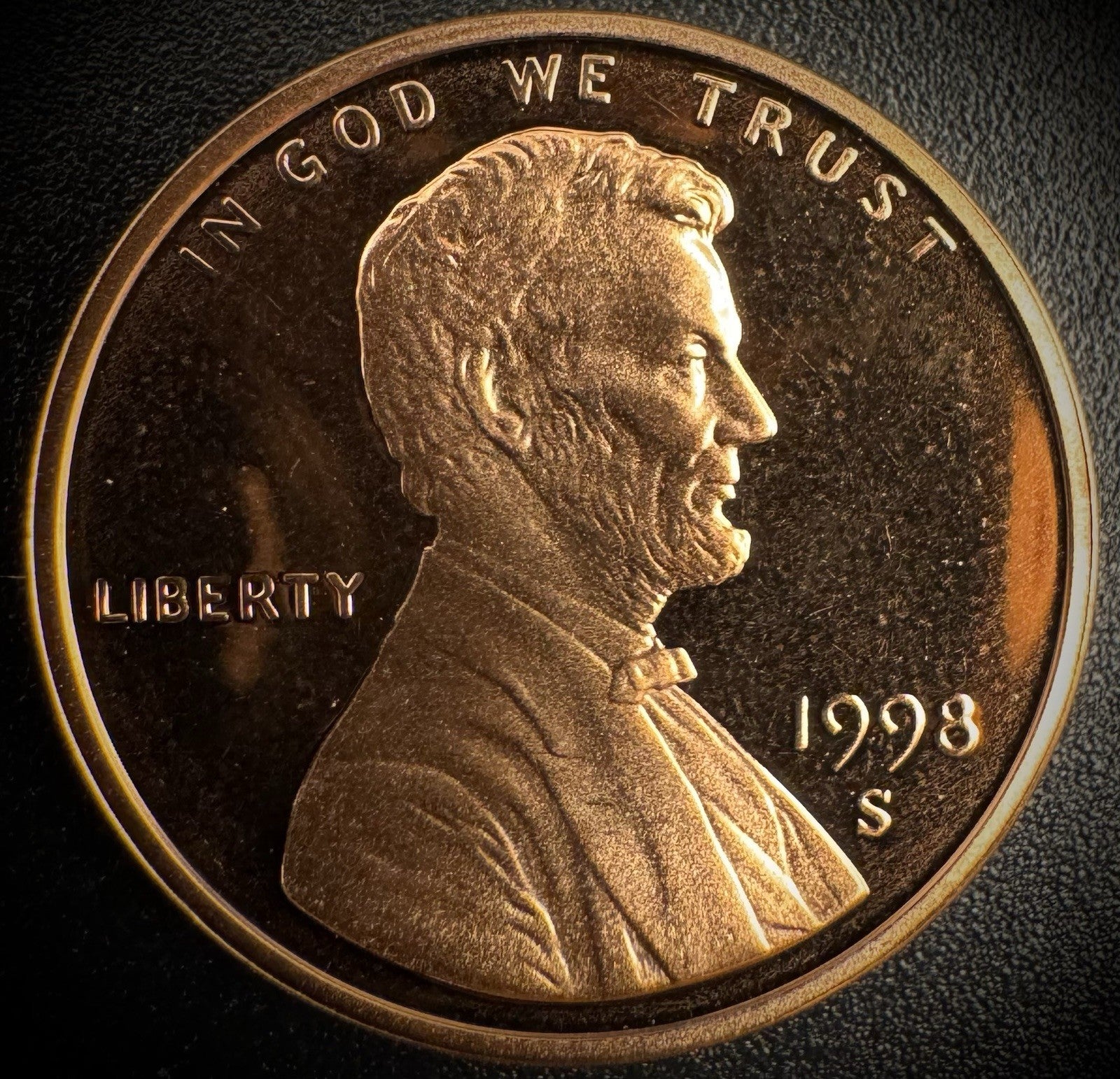 1998-S Lincoln Memorial Cent PROOF Coin Penny0