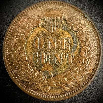1907 Indian Head Cent Penny Full Liberty 4 Diamonds CARTWHEEL LUSTER SEE VIDEO1