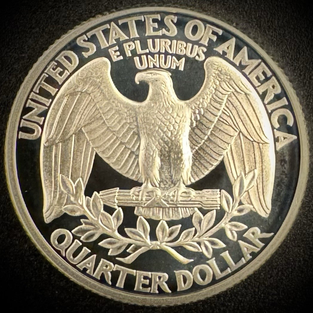 1996-S GEM PROOF Washington Quarter 25C SILVER DEEP ULTRA CAMEO Coin1