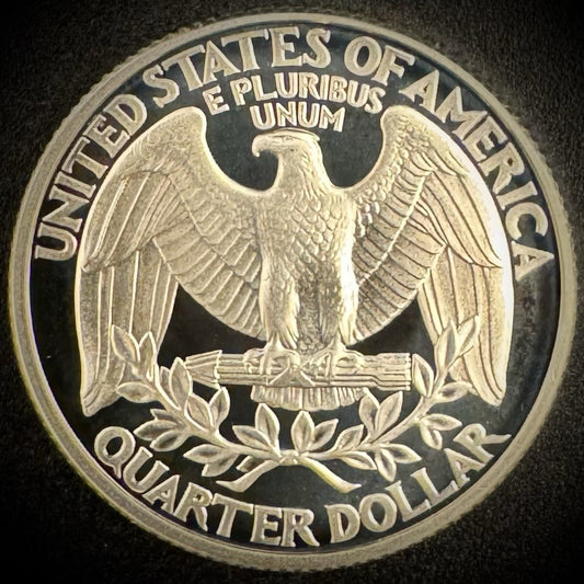 1996-S GEM PROOF Washington Quarter 25C SILVER DEEP ULTRA CAMEO Coin1