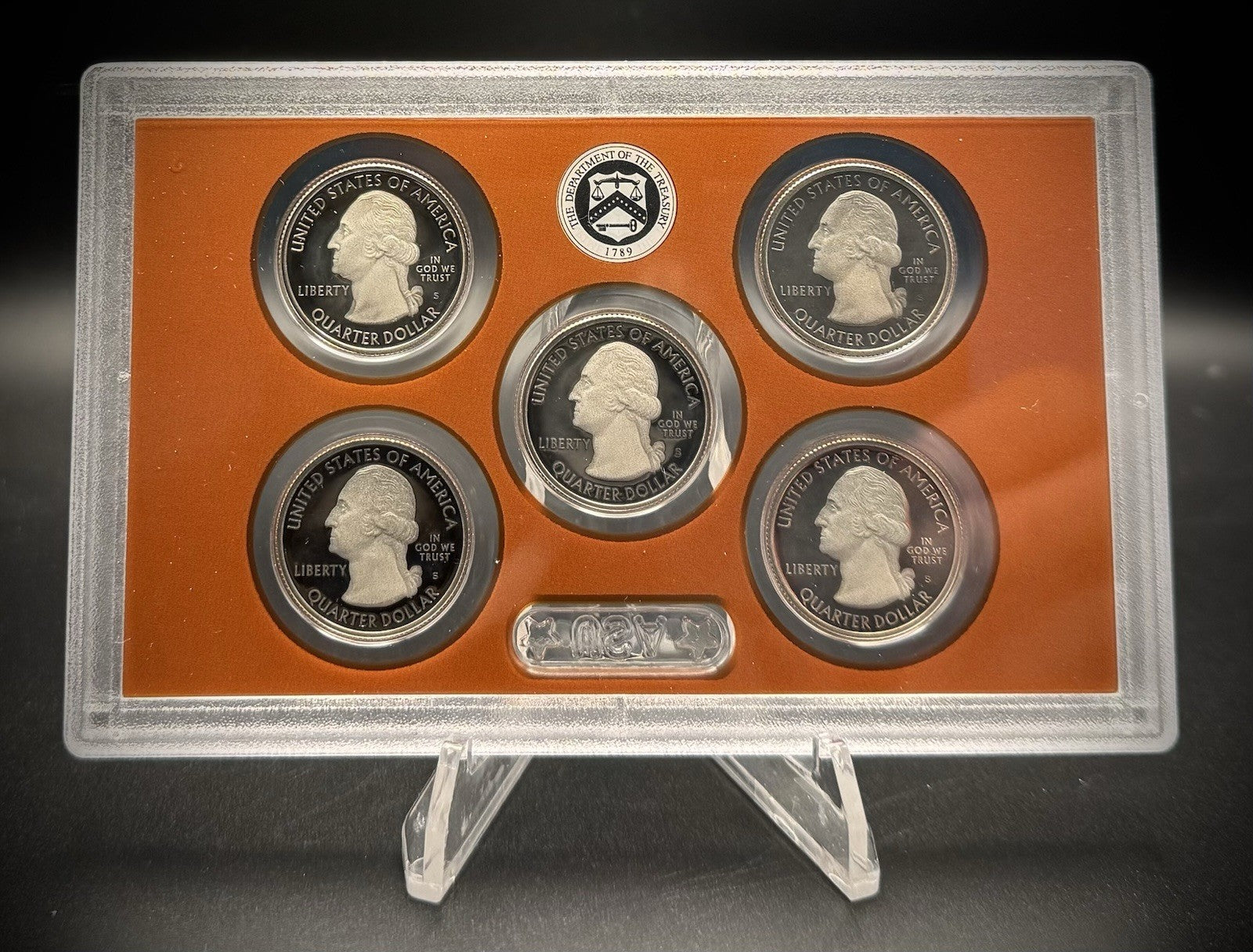 2019-S ATB Quarter GEM PROOF Clad 5 Coin Set w 2019 US Mint Box COA1