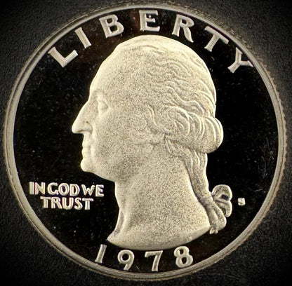 1978-S Washington Quarter PROOF Clad Coin0