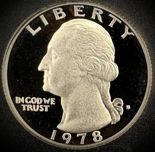 1978-S Washington Quarter PROOF Clad Coin0