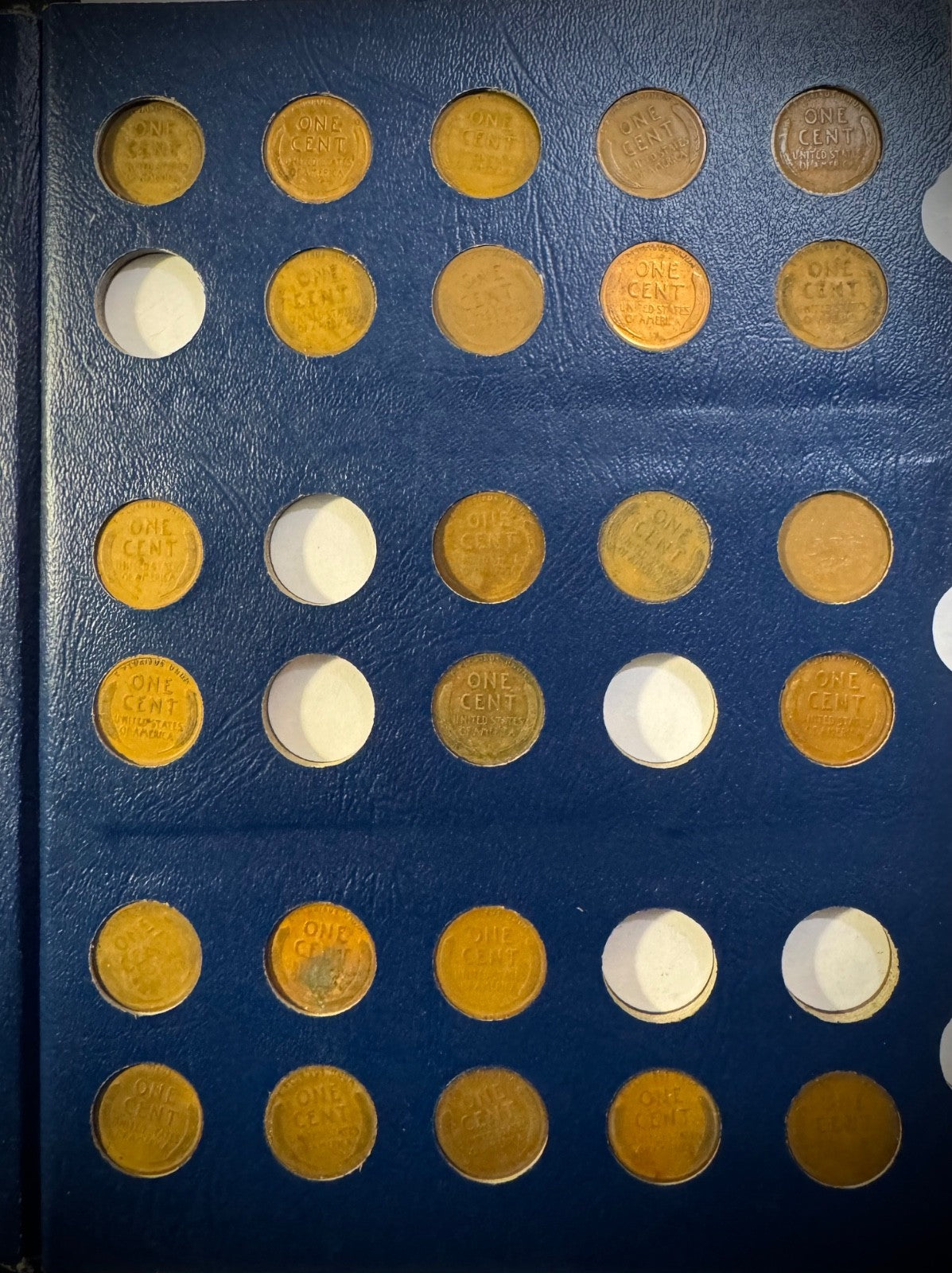 1909 VDB-1974 P D S Lincoln Cent Set NEAR Complete 165 Coins SEMI-KEYS Whitman9