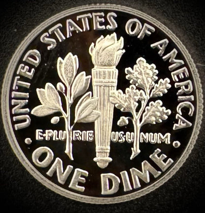2022-S GEM PROOF Roosevelt Dime 10C Clad DEEP ULTRA CAMEO Coin1