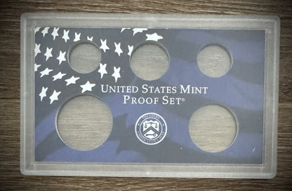 Blue Empty Plastic Case Holds 5 Coins Lot of 10 From US MINT Proof Sets1