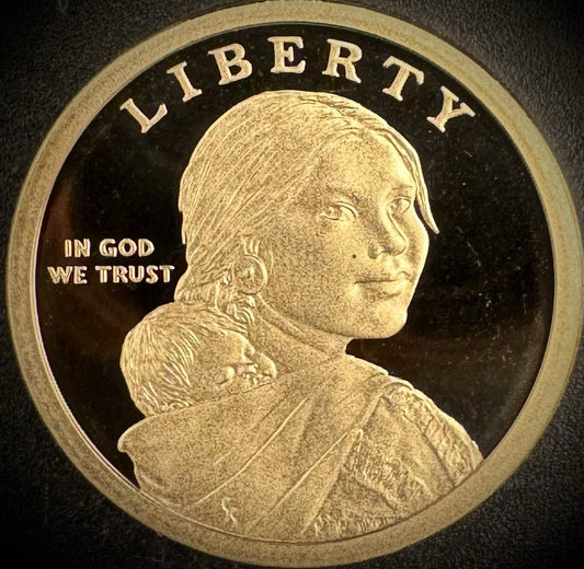 2014-S Sacagawea Dollar GEM PROOF DEEP ULTRA CAMEO Coin0