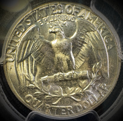 1962 Silver Washington Quarter PCGS MS64 BLAST WHITE3